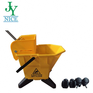 Seau de vadrouille de nettoyage de petite taille, prix d'usine, 25L 30L 46L 60L, roue Mobile en plastique, seau de vadrouille pour allée d'hôtel et maison