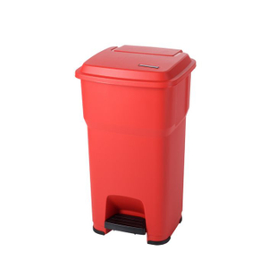 Poubelles en plastique à pédale 30L 55L Poubelle avec couvercle