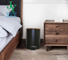 Poubelle domestique avec couvercle en bois, chambre d'hôtel, bureau, cuisine, poubelle à pédale en acier inoxydable