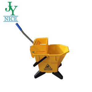 Seau de vadrouille de nettoyage de plancher d'asile de bureau de banque avec le baril de vadrouille d'intérieur en plastique d'essoreuse
