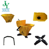 Seau de vadrouille de nettoyage de petite taille, prix d'usine, 25L 30L 46L 60L, roue Mobile en plastique, seau de vadrouille pour allée d'hôtel et maison