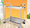 Chariot de soins infirmiers en acier inoxydable pour salle d'opération d'hôpital, poste de travail commercial personnalisé, chariot utilitaire de blanchisserie