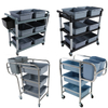 Chariot de collecte d'assiettes de taverne, hôtel restaurant 2020, chariot de nettoyage, ustensiles de cuisine en plastique, service de collecte d'aliments, chariot à vaisselle