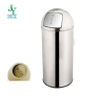 Poubelle debout en métal de couloir extérieur 12L 25L 35L 50L 70L poubelle de collecte des déchets en acier inoxydable