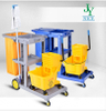 Chariot de nettoyage de ménage en plastique extérieur intérieur de haute qualité avec 